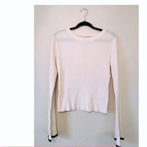 🌾Stunning Cream/Black Ribbed Sweater🌾